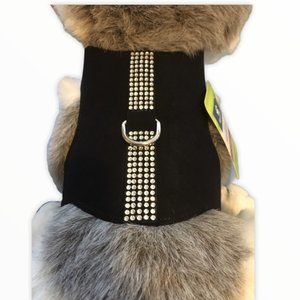 Top Paw Bling Vest/Harness Black XXS